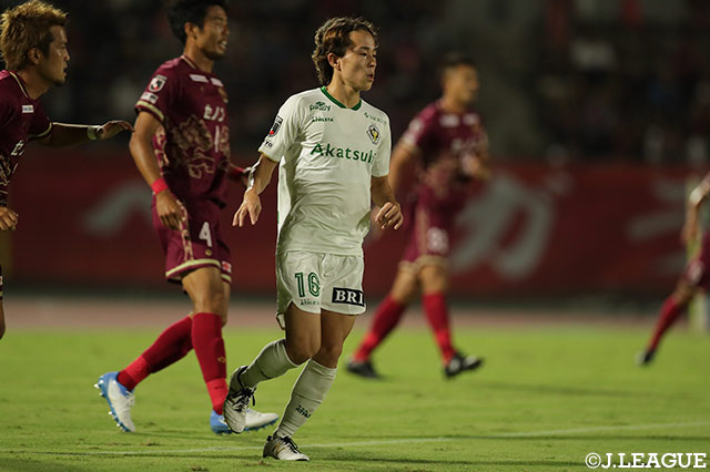 2得点の活躍で快勝に貢献した森田 晃樹（東京Ｖ）【明治安田Ｊ２ 第36節 琉球vs東京Ｖ】