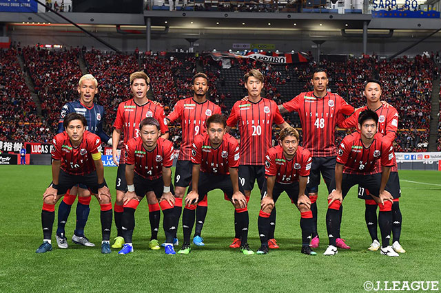 札幌のスターティングメンバー。第1戦から1人変更し、ジェイが1トップに入る【ルヴァンカップ 準決勝 第2戦 札幌vsＧ大阪】