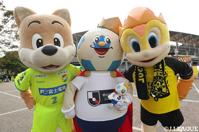 Ｊリーグキング、レイくん、ジェフィがコウヨウフェス会場に出動！【明治安田Ｊ２ 第37節 千葉vs柏】