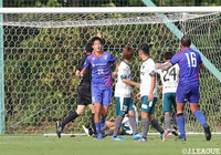 ここまでチームトップの12ゴールを記録する原 大智(#24)の2試合連続となる得点でホームのF東23が先制!【明治安田J3 第27節 F東23vs相模原】