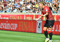 初タイトルへ貴重な先制点を挙げた菅 大輝（札幌）が喜びを爆発させる【ルヴァンカップ 決勝 札幌vs川崎Ｆ】