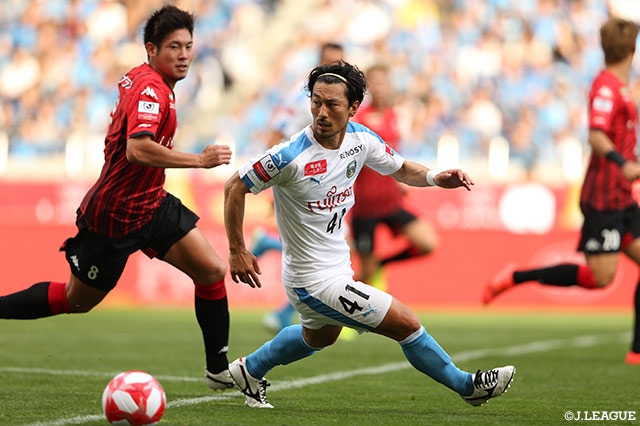 左足から放たれる正確なクロスで何度もチャンスを作り出した家長 昭博（川崎Ｆ）【ルヴァンカップ 決勝 札幌vs川崎Ｆ】