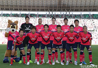C大阪のスターティングメンバー。2トップの一角を務める鈴木 孝司(#18)はJ1でのスタメンは今日が初となった【明治安田J1 第30節 C大阪vs松本】