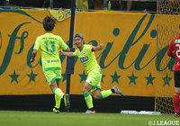 約2か月ぶりとなる先発出場を果たした船山 貴之（千葉）が後半22分に勝ち越しゴールを奪う！【明治安田Ｊ２ 第39節 千葉vs金沢】