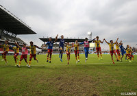 秋田の堅守を崩し2得点を奪った北九州が4連勝で首位の座をキープした【明治安田Ｊ３ 第29節 北九州vs秋田】