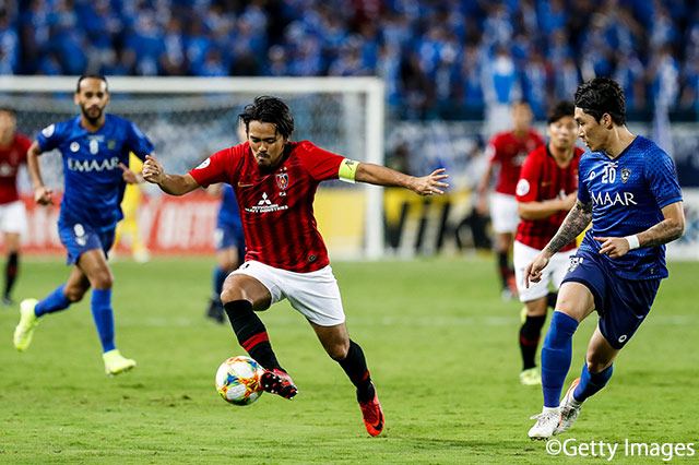 今季、敵地で6ゴールを奪っている興梠 慎三（浦和）だが、この日は不発に終わった【ACL 決勝 第1戦 アルヒラルvs浦和】