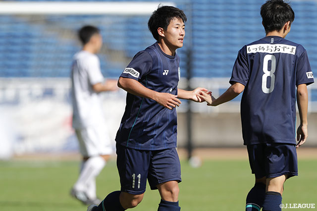 46分に田村 奎人のゴールが決まり、福岡U-18が同点に追いつく！【Ｊユースカップ 準決勝 福岡U-18vsＧ大阪ユース】