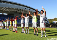 金沢が2-0で快勝。3試合ぶりの白星で勝点を60に伸ばした【明治安田Ｊ２ 第41節 福岡vs金沢】