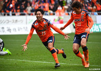 有永のクロスを津田が後ろに流すと、後方から飛び込んだ大城 佑斗が流し込み長野が土壇場でリードを奪う【明治安田J3 第34節 長野vs熊本】