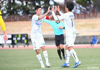 伊勢 航（#7）が3点目を奪い、Ｇ大阪ユースが大きく点差を広げた。そのまま試合は終了し、快勝を収めた【JINYC GS 第1節 Ｇ大阪ユースvsＢＫヘッケン】