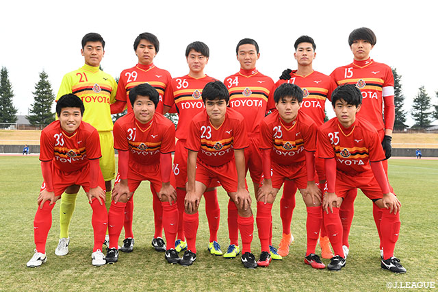 名古屋Ｕ－１８のスターティングメンバー【JINYC GS 第2節 名古屋Ｕ－１８vs福岡Ｕ－１８】