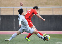 真鍋 隼虎のゴールで名古屋Ｕ－１８が前半立ち上がりに先制点を奪う【JINYC GS 第2節 名古屋Ｕ－１８vs福岡Ｕ－１８】