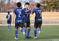 Ｇ大阪ユースは試合終盤に伊勢 航が得点を奪うも1-3で敗れ、連勝とはならなかった【JINYC GS 第2節 Ｇ大阪ユースvs大宮Ｕ１８】