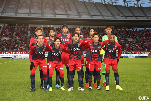 鹿島のスターティングメンバー【天皇杯 準決勝 鹿島vs長崎】