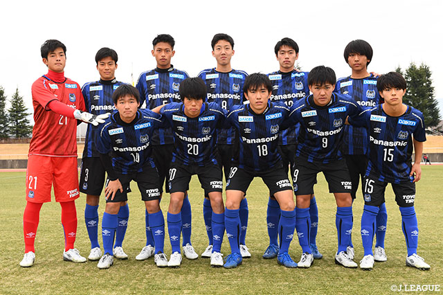 Ｇ大阪ユースのスターティングメンバー【JINYC 順位決定戦 5位・6位決定戦 名古屋Ｕ－１８vsＧ大阪ユース】