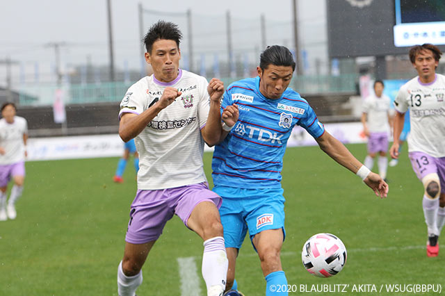 【明治安田Ｊ３ 第22節 秋田vs藤枝】