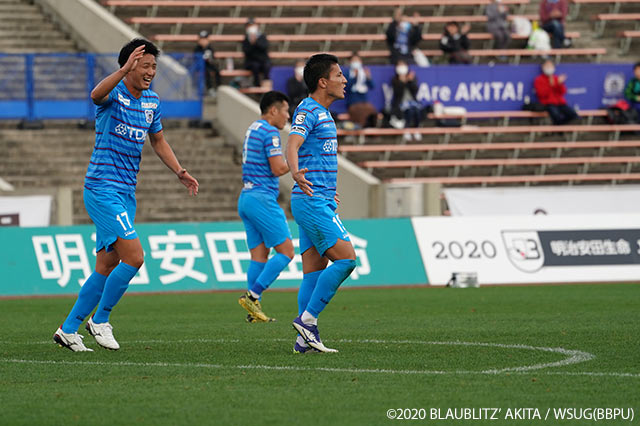 【明治安田Ｊ３ 第25節 秋田vs讃岐】