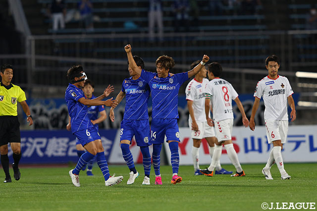 【明治安田Ｊ２ 第20節 山形vs金沢】