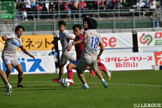 明治安田Ｊ２ 第38節 岡山vs山形