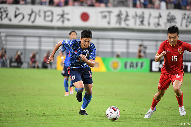 【EAFF E-1 サッカー選手権 2022 決勝大会 日本vs中国】