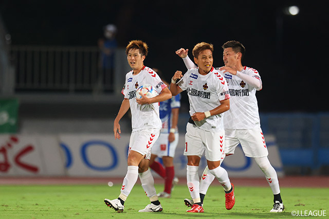 【明治安田Ｊ２ 第33節 甲府vs金沢】