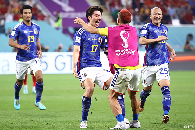 公式】日本vsスペインの画像（ワールドカップ：2022年12月2日）：Ｊ 