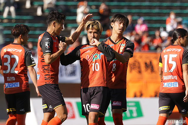 【明治安田Ｊ２ 第39節 山口vs岡山】