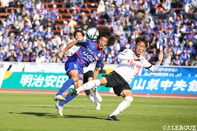 【明治安田Ｊ２ 第41節 甲府vs熊本】