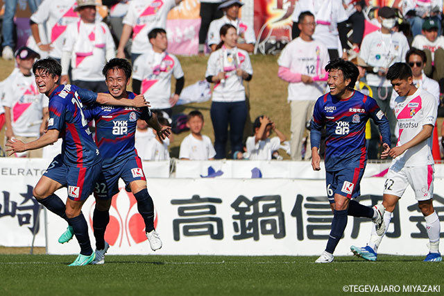 【明治安田Ｊ３ 第37節 宮崎vs富山】