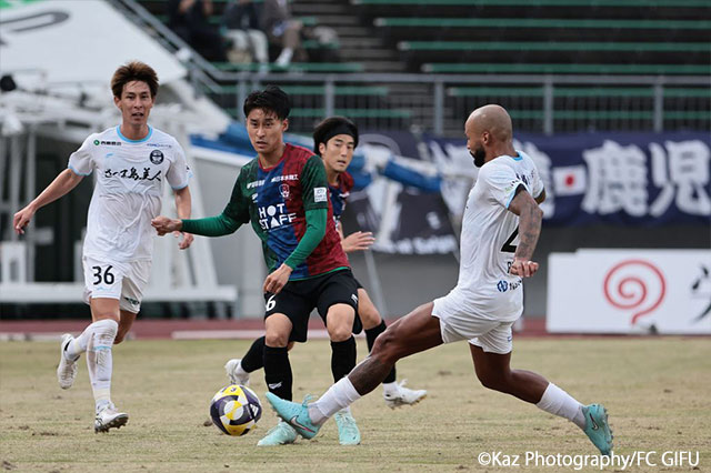 【明治安田Ｊ３ 第33節 岐阜vs鹿児島】