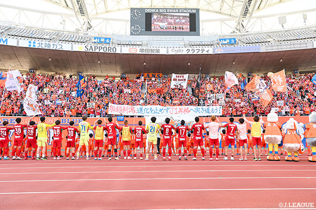 【明治安田Ｊ２・Ｊ３百年構想リーグ プレーオフラウンド 第2戦 7-8位決定戦 新潟vs札幌】