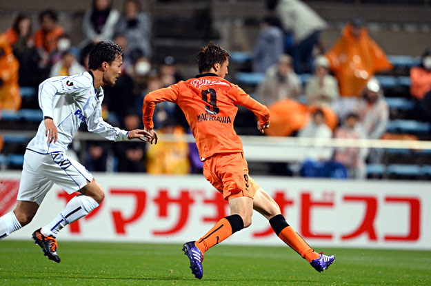 長沢のゴールで清水が連勝スタート