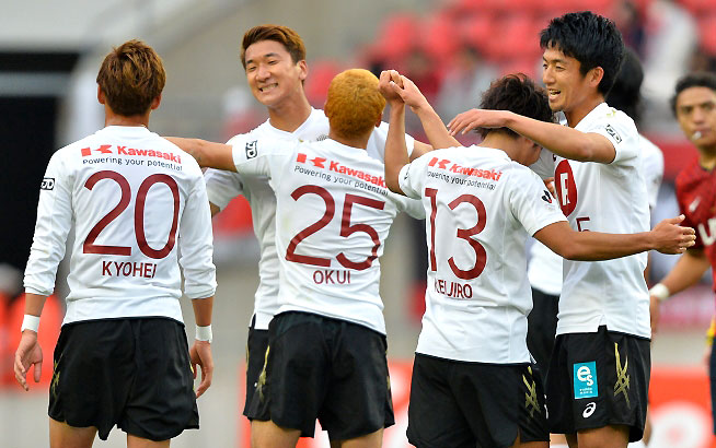 神戸が逆転勝利で暫定首位に立つ