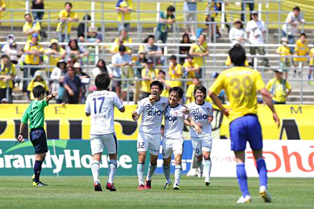 片山決勝ゴール！岡山５戦負けなし