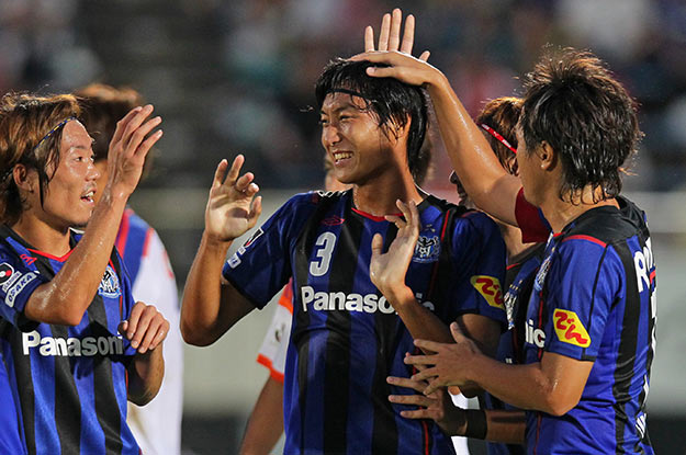 Ｇ大阪、ゴールラッシュで大勝