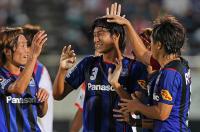 Ｇ大阪、ゴールラッシュで大勝