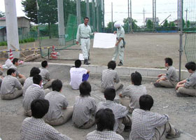 業者より工事の説明
