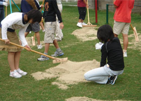 ６年生によるオーバーシート