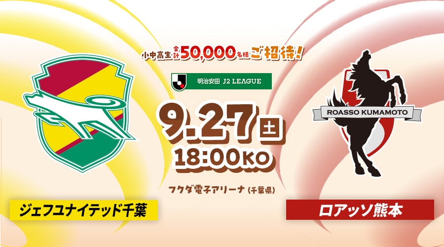 ジェフユナイテッド千葉vsロアッソ熊本