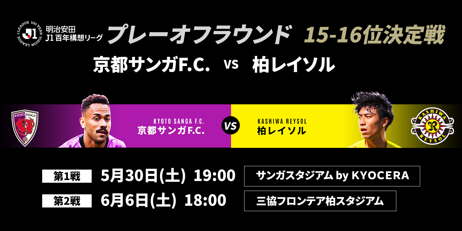 15-16位決定戦 柏レイソル 対 京都サンガF.C.