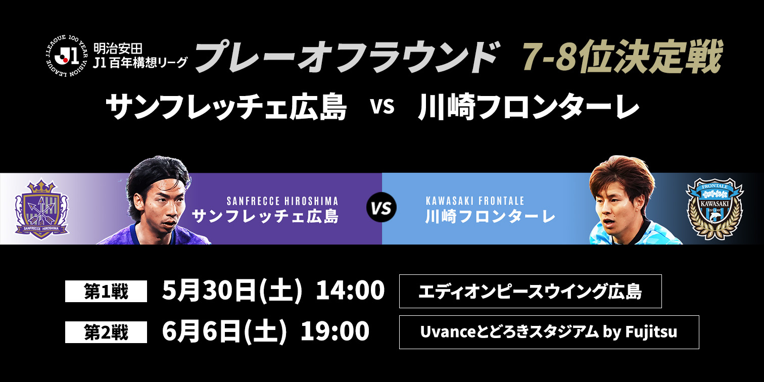 7-8位決定戦 川崎フロンターレ 対 サンフレッチェ広島