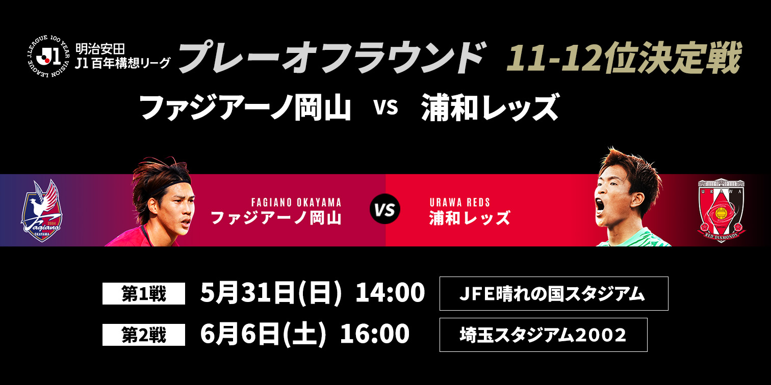 11-12位決定戦 浦和レッズ 対 ファジアーノ岡山