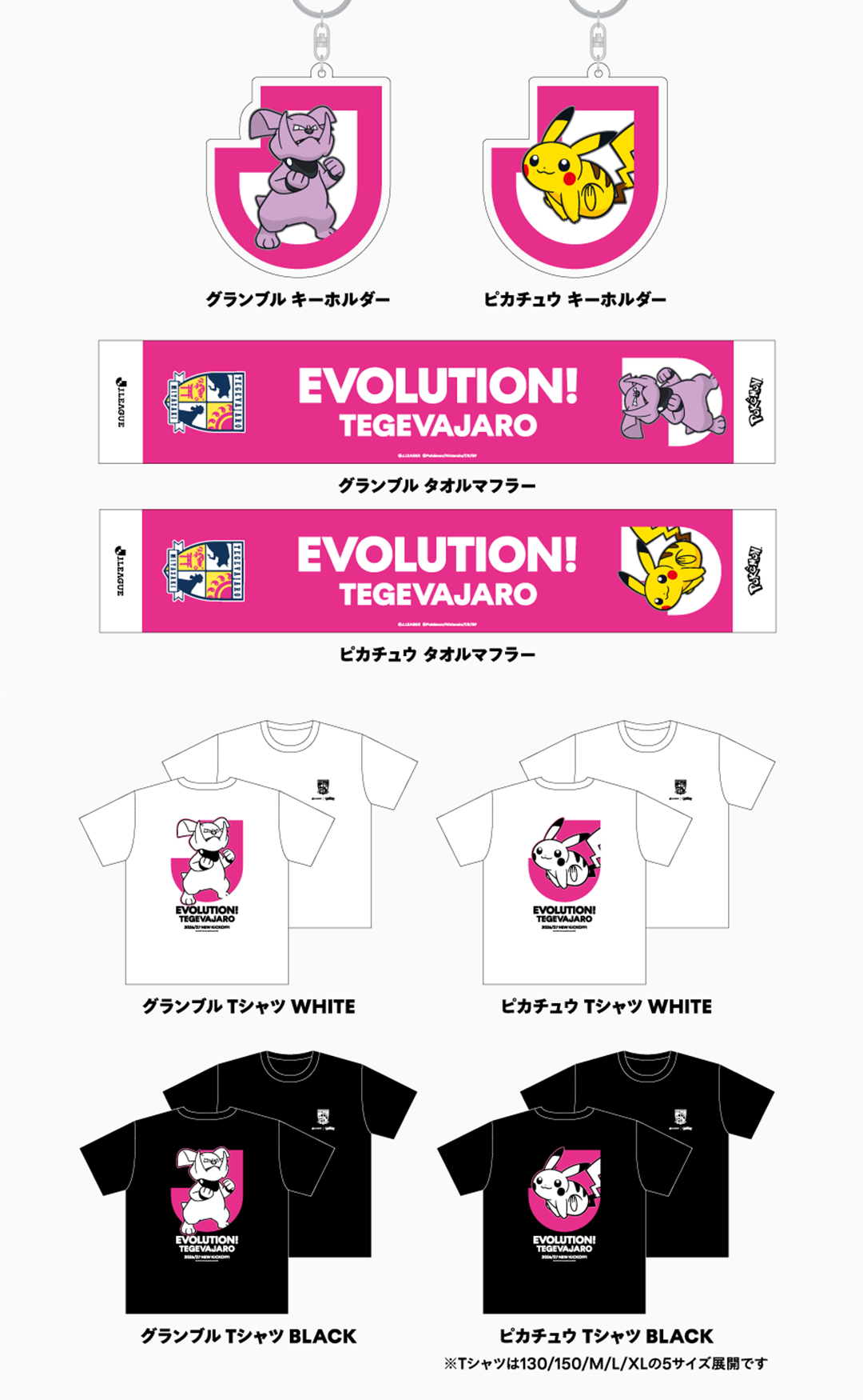テゲバジャーロ宮崎 グッズラインナップ