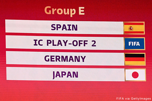 日本はスペイン ドイツの強豪国と同組に 抽選会速報 カタールw杯 jリーグ Jp 日本はスペイン ドイツの強豪国と同組に 抽選会速報 カタールw杯 jリーグ Jp