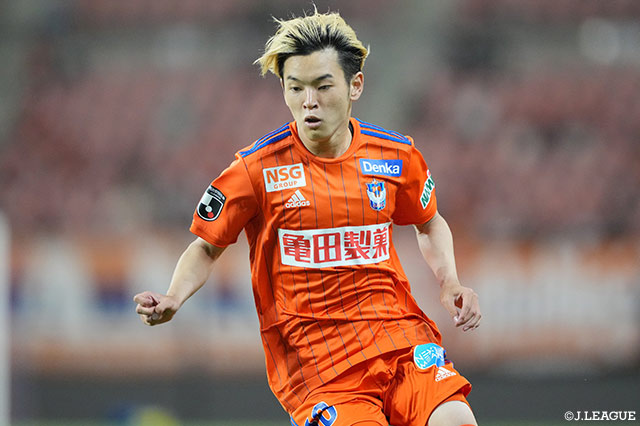 Mf本間がクラブ ブルージュに完全移籍 新潟 ｊリーグ Jp