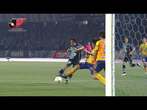 大塚 翔平（川崎Ｆ）冷静に右足で決めた先制点【ゴール動画：GS 第6節 川崎Fvs仙台】