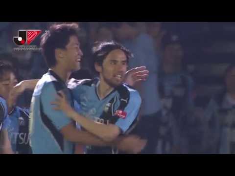大塚 翔平（川崎Ｆ）GKとの1対1を落ち着いて決める【ゴール動画：GS 第6節 川崎Fvs仙台】