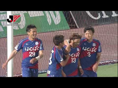 河本 明人（甲府）GKの弾いたこぼれ球を押し込み決勝点【ゴール動画：GS 第6節 甲府vs湘南】