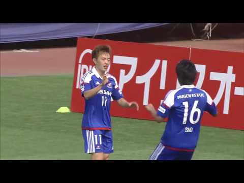 齋藤 学 （横浜FM）スルーパスに反応しダイレクトにシュートを放つ【ゴール動画：GS 第7節 仙台vs横浜FM】