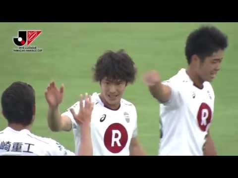 中坂 勇哉 （神戸）グラウンダーのクロスを右足で合わせ先制ゴール！【ゴール動画：GS 第7節 湘南vs神戸】